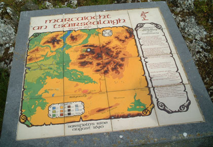 sarsfield's rock plaque